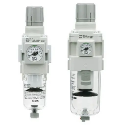 SMC AW40 series 5µm G 1/2 Pneumatic Filter 20L/min max with Automatic drain - AW40-F04CG-B product image