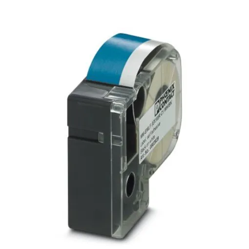 Phoenix Contact MM-EMLF White on Blue Label Printer Tape, 8m Label Length - 0803947 product image