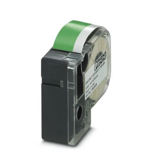 Phoenix Contact MM-EMLF White on Green Label Printer Tape, 8m Label Length - 0803953 product image