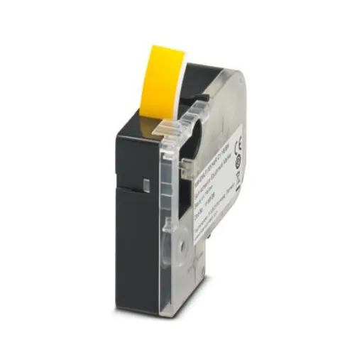 Phoenix Contact MM-EMLF Black on Yellow Label Printer Tape, 8m Label Length - 1116136 product image