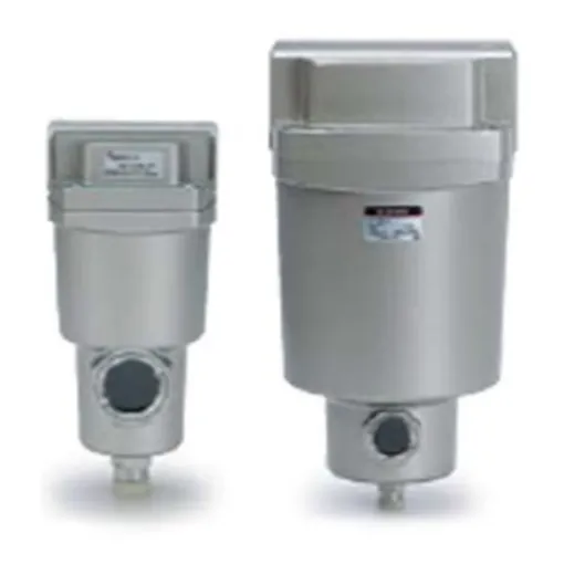 SMC AFF4C series 0.01µm G 1/4 Pneumatic Filter 750L/min max with Automatic drain - AFF4C-F02D-T product image
