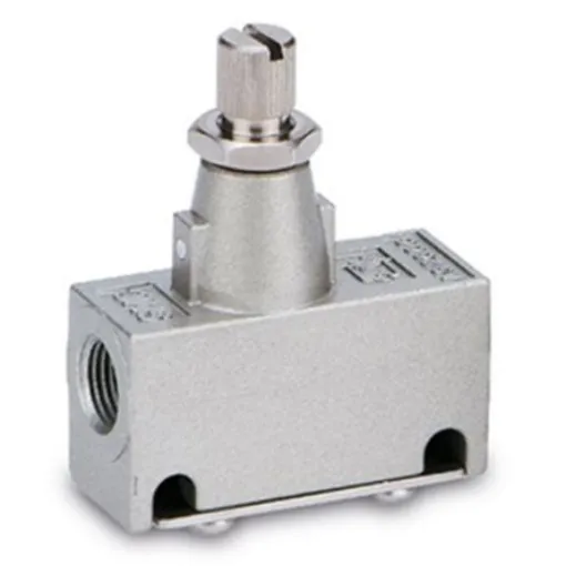 SMC AS400 Series Threaded Speed Controller, R 1/2 Inlet Port x 4mm Tube Outlet Port - AS4200-F04-S product image