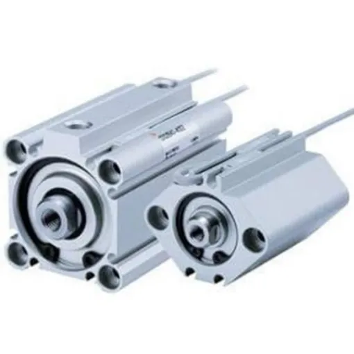 SMC Double Acting Cylinder - 16mm Bore, 20mm Stroke, CQ2 Series, Double Acting - CQ2B16-20D product image