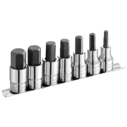 Facom 7-Piece Metric 1/2 in Bit Socket Set, 6 point - ST.40 product image