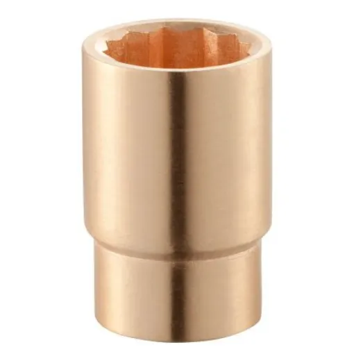 Facom 3/4 in Drive 19mm Standard Socket, 12 point, 50 mm Overall Length - K.19SR product image