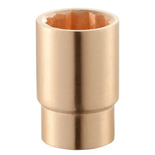 Facom 3/4 in Drive 28mm Standard Socket, 12 point, 55 mm Overall Length - K.28SR product image