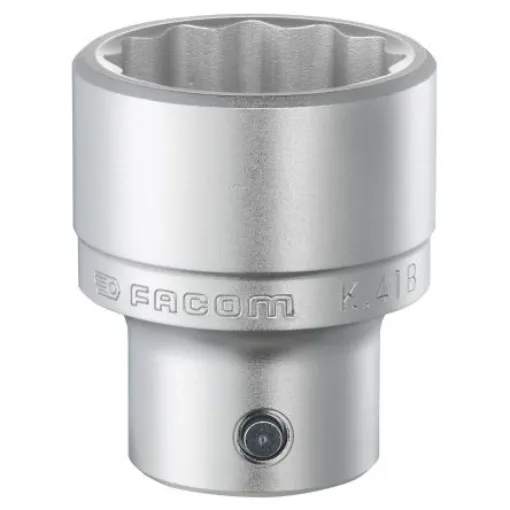 Facom 3/4 in Drive 1 1/2in Standard Socket, 12 point, 66.9 mm Overall Length - K.1P1/2B product image