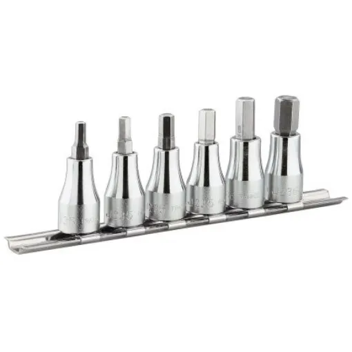 Facom 6-Piece Metric 3/8 in Bit Socket Set, 6 point - JT.40 product image