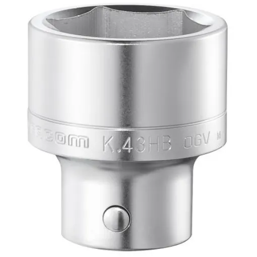 Facom 3/4 in Drive 40mm Standard Socket, 6 point, 66.9 mm Overall Length - K.40HB product image
