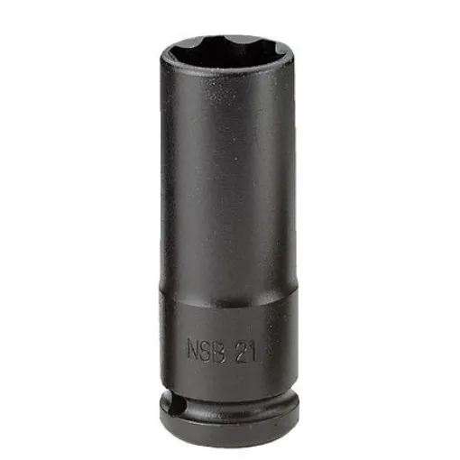 Facom 27mm, 1/2 in Drive Impact Socket, 85 mm length - NSB.27 product image