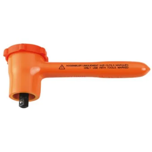 Facom 6.35 mm Square Ratchet Screwdriver, 125 mm length - R.151AVSE product image