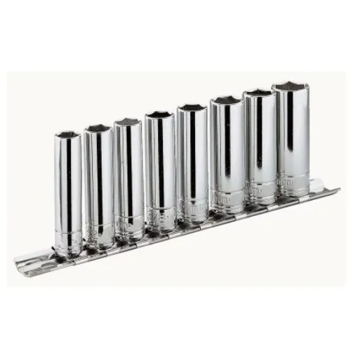 Facom 8-Piece Metric 1/4 in Deep Socket Set, 6 point - RL.40E product image