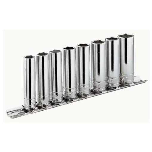 Facom 5-Piece Metric 1/4 in Deep Socket Set, 6 point - RL.41E product image