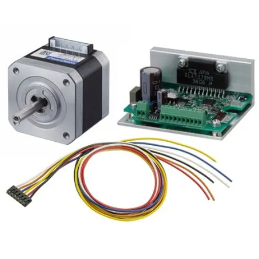 Sanyo Denki Single Shaft Stepper Motor, 0.29Nm Torque, 24 V, 1.8° - DB14S421S product image