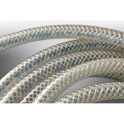 Saint Gobain Tygon® B-44-5X IB PVC, Process Tubing, 31.8mm ID, 41.8mm OD, Clear, 15m - AMH00070 product image