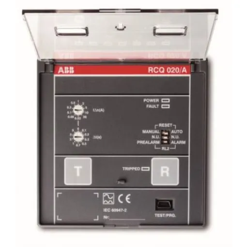 ABB Emax Residual Current Relay for use with Tmax XT - 1SDA065979R1 RCQ020/A 115-230VAC product image