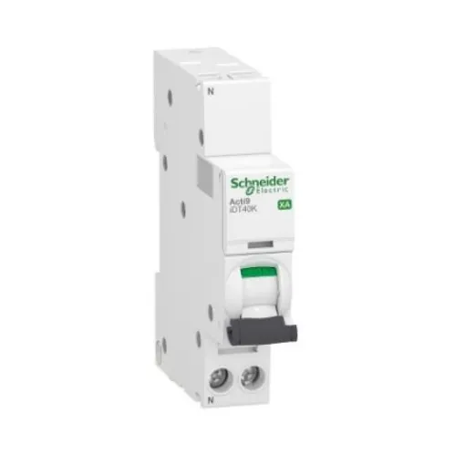 Schneider Electric Acti 9 Acti9 iDT40K XA MCB, 1+N, 16A Curve C, 230V AC - A9PK1616 product image