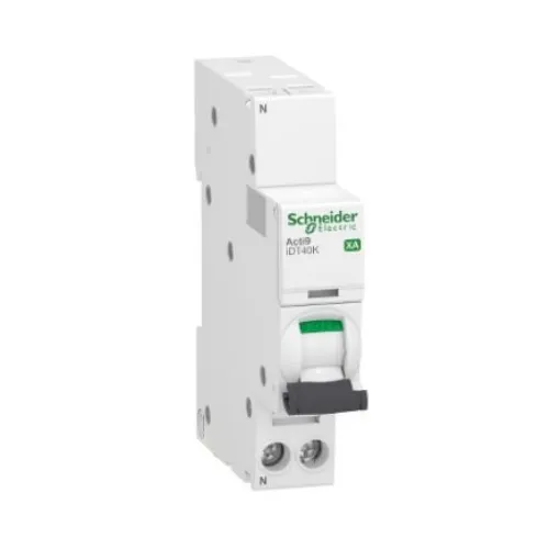 Schneider Electric Acti 9 Acti9 iDT40K XA MCB, 1+N, 20A Curve C, 230V AC - A9PK1620 product image