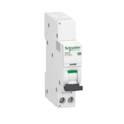 Schneider Electric Acti 9 Acti9 iDT40K XA MCB, 1+N, 25A Curve C, 230V AC - A9PK1625 product image