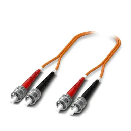 Phoenix Contact ST to ST OM2 Multi Mode Fibre Optic Cable, 2m - 1115557 product image