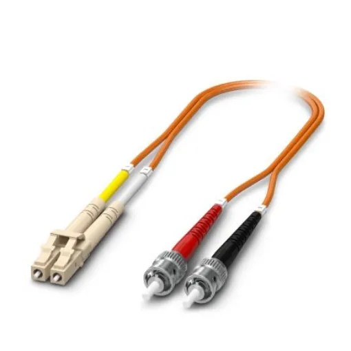 Phoenix Contact ST to LC OM2 Multi Mode Fibre Optic Cable, 1m - 1115588 product image