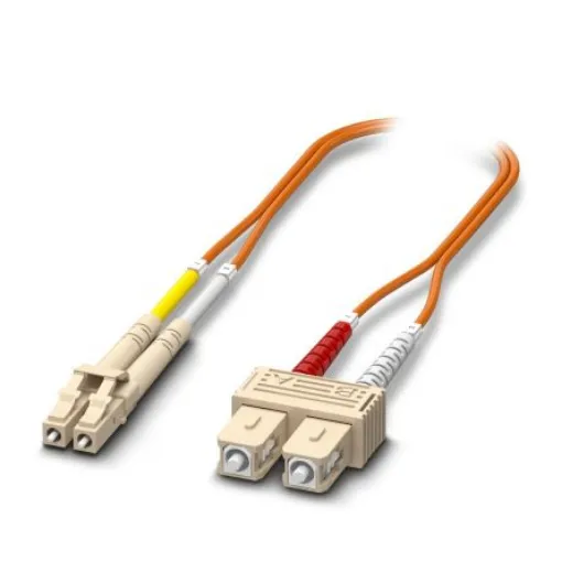 Phoenix Contact SC to LC OM2 Multi Mode Fibre Optic Cable, 1m - 1115607 product image