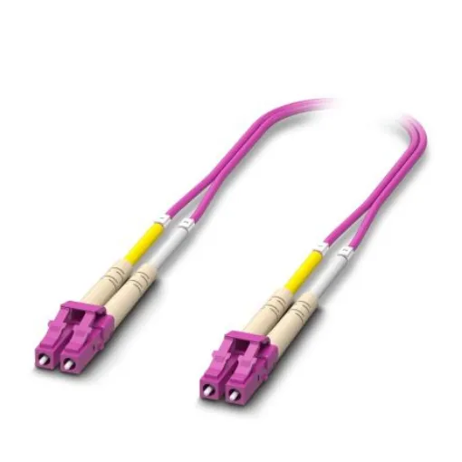Phoenix Contact LC to LC OM4 Multi Mode Fibre Optic Cable, 2m - 1115624 product image