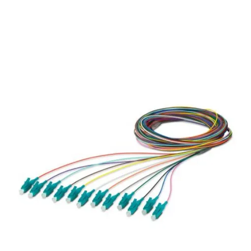 Phoenix Contact LC x 12 to Unterminated Multi Mode Fibre Optic Cable, 50/125µm, 2.5m - 1208103 product image