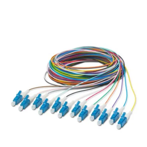 Phoenix Contact LC x 12 to Unterminated Single Mode Fibre Optic Cable, 9/125µm, 2.5m - 1208105 product image