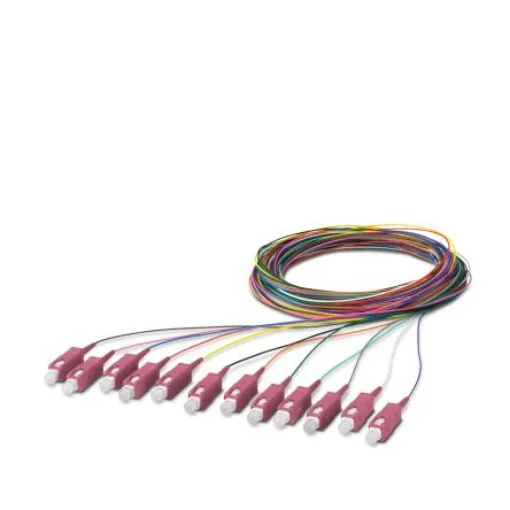 Phoenix Contact SC x 12 to Unterminated Multi Mode Fibre Optic Cable, 900µm, 2.5m - 1208112 product image