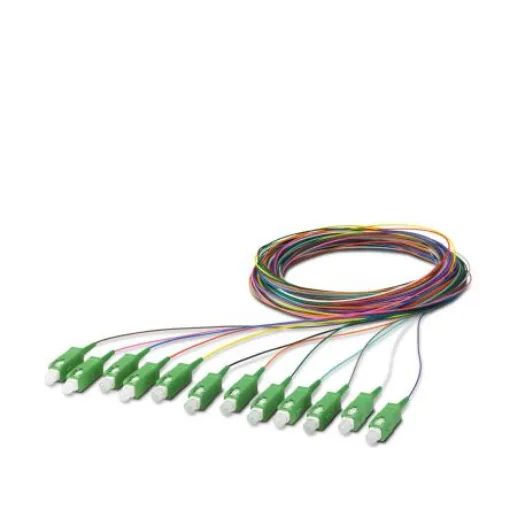 Phoenix Contact SC x 12 to Unterminated Single Mode Fibre Optic Cable, 9/125µm, 2.5m - 1208114 product image
