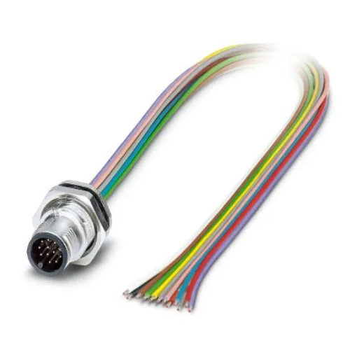 Phoenix Contact Circular Connector, 12 Contacts, Panel Mount, M12 Connector, Plug, IP65, IP67, SACC Series - 1437122 product image