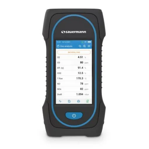 SAUERMANN. Combustion Gas Analyser, 2000ppm, +200mbar Max - SICA 130 KIT 3BS product image
