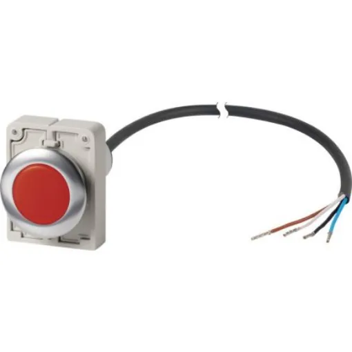 Eaton, Panel Mount Red LED Indicator, 30mm Cutout, Round - 185953 C30C-FL-R-24-P62 product image