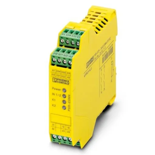 Phoenix Contact PSRclassic PSR-SCP Emergency Stop Safety Relay, 24V dc, Dual-Channel, 2 Safety Contacts - 2963718 product image