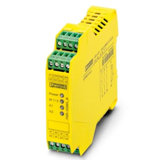 Phoenix Contact PSRclassic PSR-SPP Emergency Stop Safety Relay, 24V dc, Dual-Channel, 3 Safety Contacts - 2963925 product image