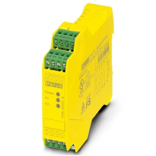Phoenix Contact PSRclassic PSR-SPP Emergency Stop Safety Relay, 24V dc, Single Channel, 4 Safety Contacts - 2963954 product image