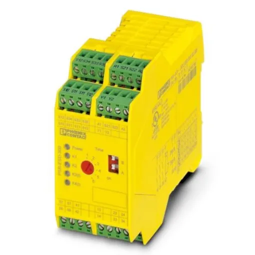 Phoenix Contact PSRclassic PSR-SPP Emergency Stop Safety Relay, 24V dc, Dual-Channel, 5 Safety Contacts - 2981431 product image