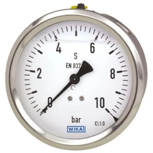 WIKA G 1/4 Analogue Pressure Gauge 16bar Back Entry 63mm Outside Diameter - 7075554 product image