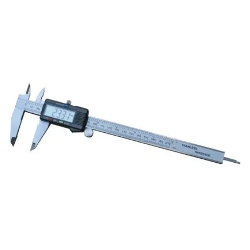 RS PRO 200mm, 8in Digital Caliper 0.0005 in, 0.01 mm Resolution, Imperial, Metric - 2436617 product image