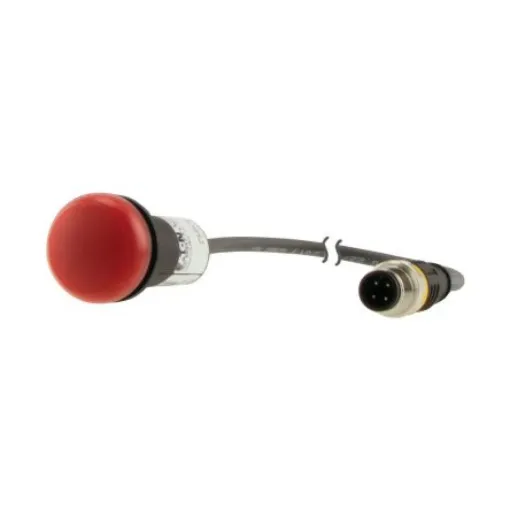 Eaton, Panel Mount Red LED Indicator, 22.5mm Cutout, Round - 185121 C22-L-R-24-P1 product image
