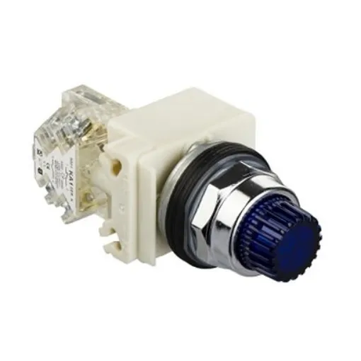 Schneider Electric 9001K2L35 Series Illuminated Push Button Switch, Push to Make, 30mm Cutout, 1CO, 600V, IP66 - 9001K2L35LH13 product image
