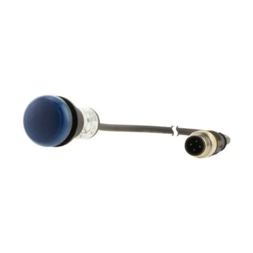 Eaton, Panel Mount Blue LED Indicator, 22.5mm Cutout, Round - 181137 C22-L-B-24-P5 product image
