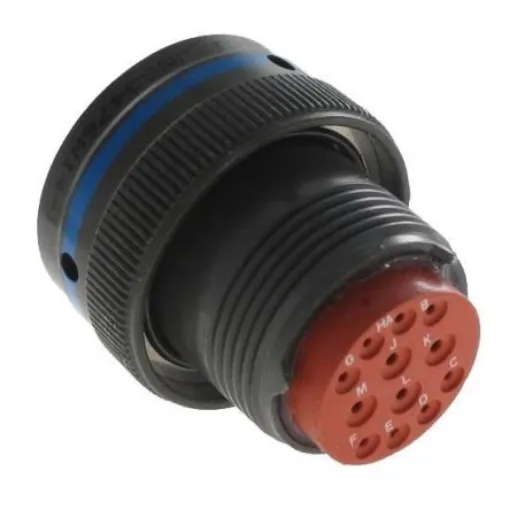 Amphenol India 3 Way MIL Spec Circular Connector Receptacle, Socket Contacts - MS3476W12-3S-LC product image