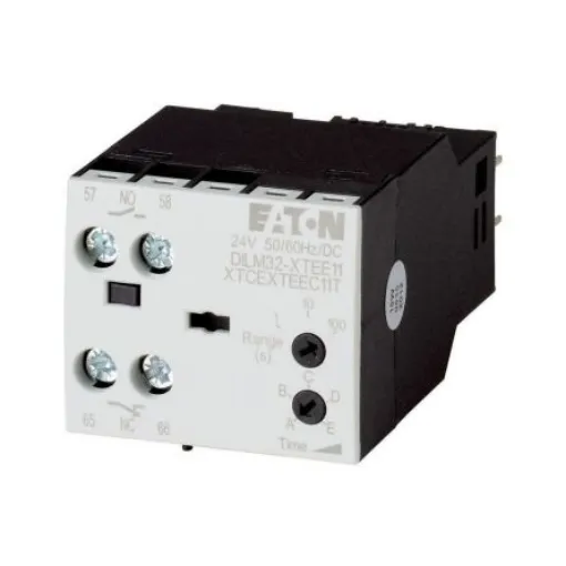 Eaton DILM Series Timer Relay, 100-130V ac, 2-Contact, 0.05-1s, SPDT - 105211 DILM32-XTED11-1(RAC130) product image