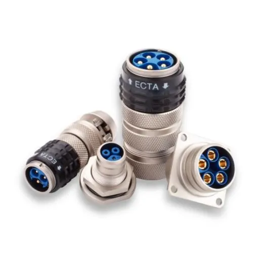 Amphenol Air LB Circular Connector, 12 Contacts, Panel Mount, Socket, IP66, IP67, ECTA 133 Series - 1332E212FS product image