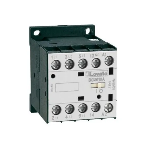 Lovato BG BG Contactor, 24 V dc Coil, 3-Pole, 6 A, 18 kW, NO - 11BG0610D024 product image