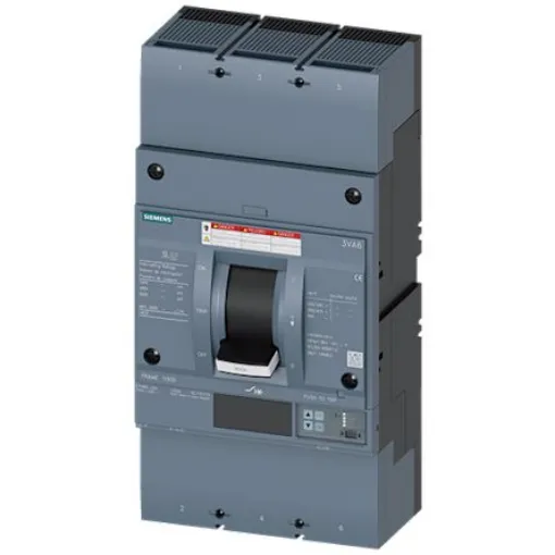 Siemens, SENTRON MCCB Molded Case Circuit Breaker 3P 800A, Breaking Capacity 65 kA, Fixed Mount - 3VA6580-6KQ36-0AA0 product image