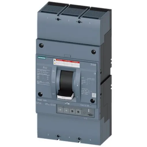 Siemens, SENTRON MCCB Molded Case Circuit Breaker 3P 800A, Breaking Capacity 65 kA, Fixed Mount - 3VA6580-6HM36-0AA0 product image