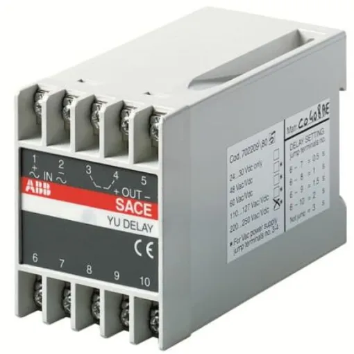 ABB Electronic Time Delay for use with E1, E1.2, E2, E2.2, E3, E4, E4.2, E6, E6.2, T7, T8, X1, XT7-XT7M - 1SDA038316R1 product image